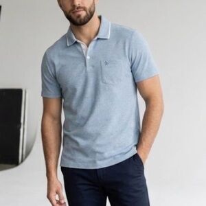 Original Penguin Light Blue Polo Shirt